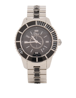 Christian Dior Christal CD1131F Watch, Steel, Silver/Black, B, 2*